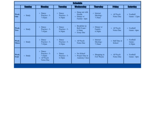 Stylish-Schedule-Assignment/Stylish-Schedules-Assignment screenshot