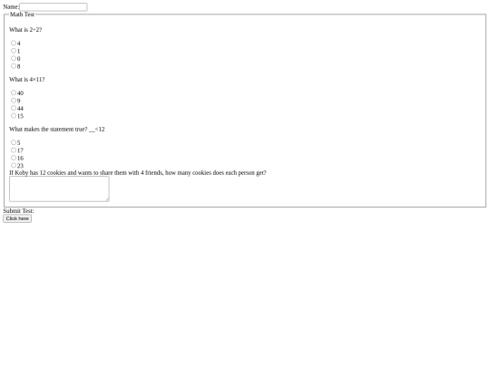 math-test-form-assignment/Math-Test-Form-Assignment screenshot