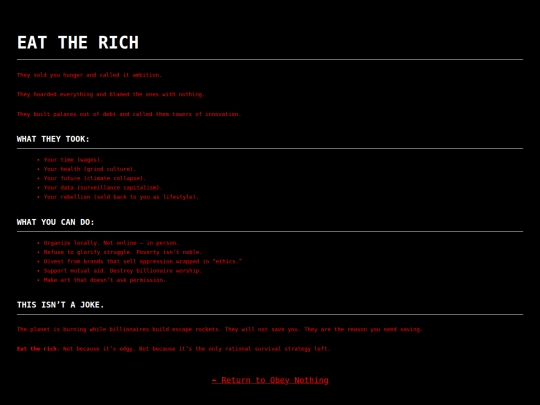Eat-the-rich screenshot