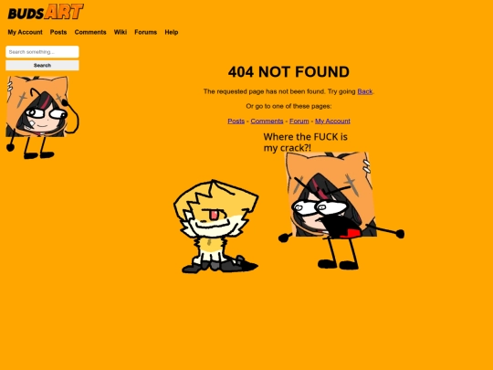 budsart/not_found screenshot