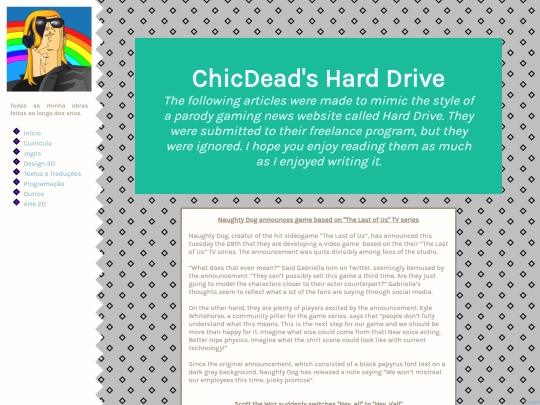 Texts/chicdeadshardrive screenshot