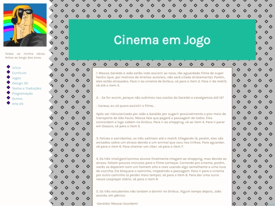 Texts/cinemaemjogo screenshot