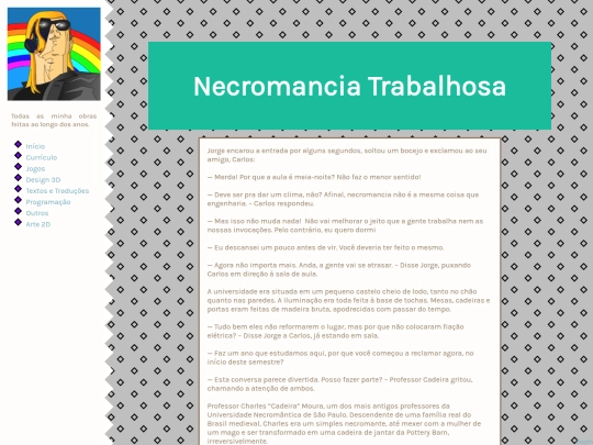 Texts/necromanciatrabalhosa screenshot