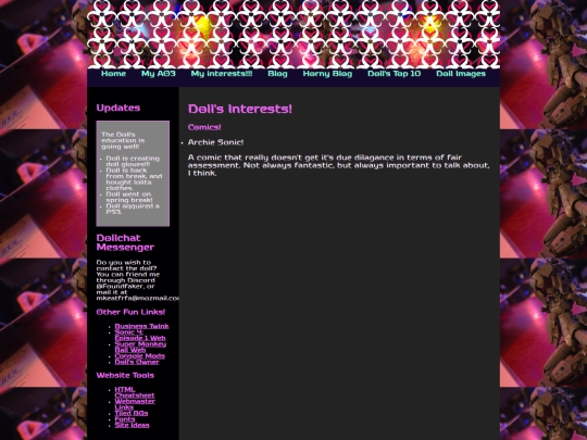 interests screenshot