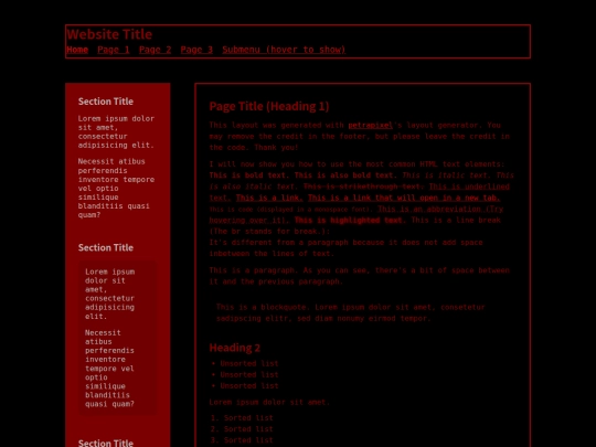 index screenshot