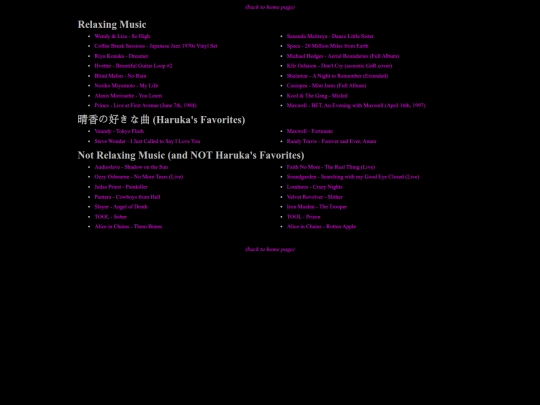 playlists screenshot