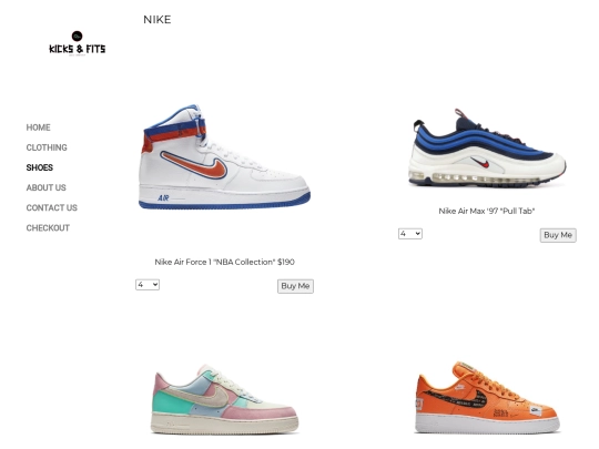 Nike screenshot