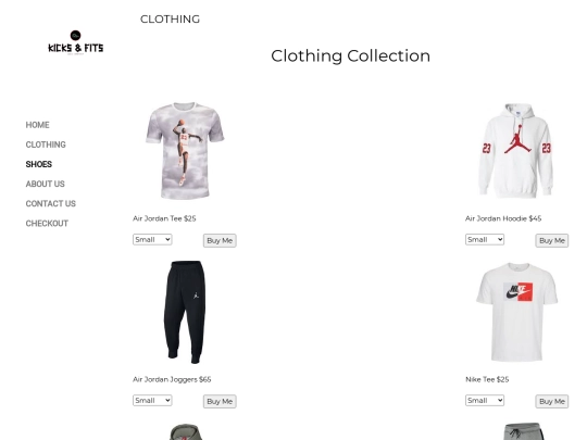 clothingcollection screenshot