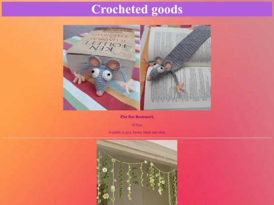 onlineshop/crochetedgoods screenshot
