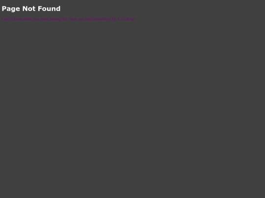 not_found screenshot