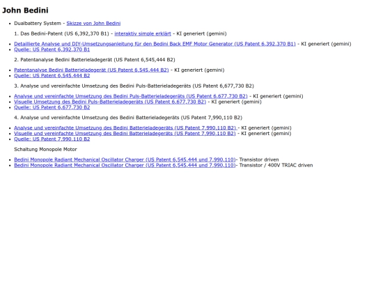 bedini screenshot