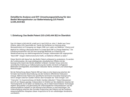 bedini/Bedini-2_Patentanalyse_BediniBatterieladegert_US_Patent_6545444_B2 screenshot