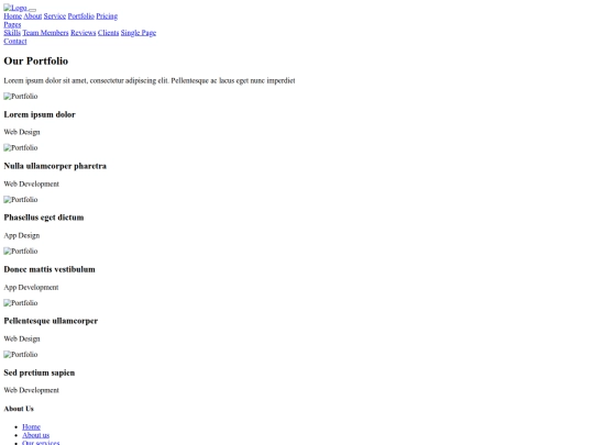 portfolio screenshot