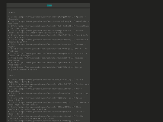songlogs/songlog2019 screenshot