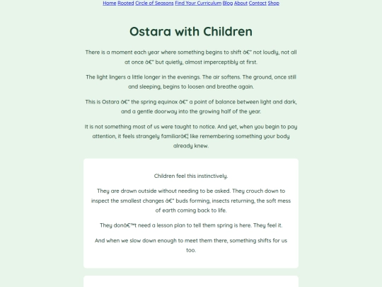 ostara-for-kids screenshot