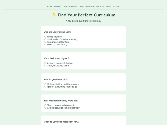 quiz screenshot