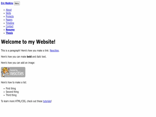 index screenshot