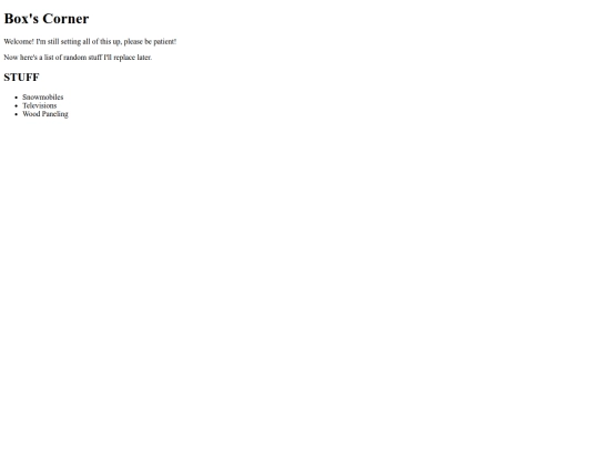 index screenshot