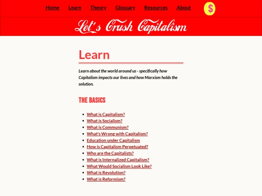 learn screenshot
