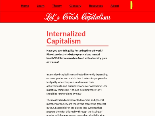 page/internalized-capitalism screenshot