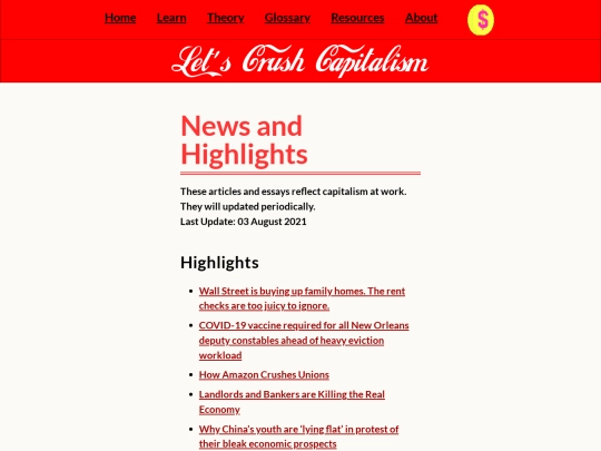 page/news-highlights screenshot