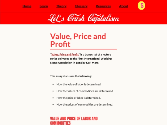 page/value-price-profit screenshot