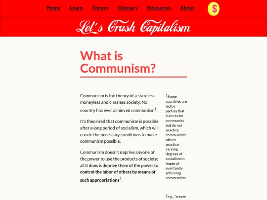 page/what-is-communism screenshot