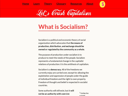 page/what-is-socialism screenshot