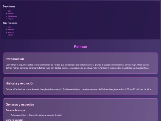 felinae screenshot