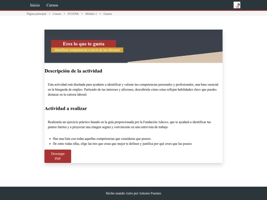cursos/fcoo06/objetivos/gustos screenshot