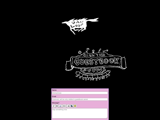guestbook screenshot