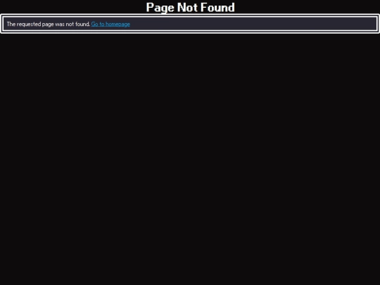 not_found screenshot