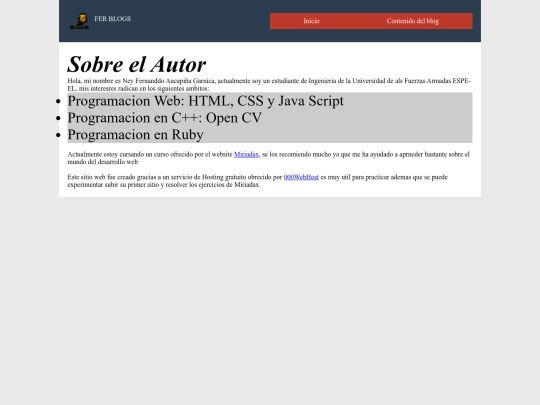 html/Presentacion screenshot