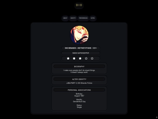 DIO screenshot