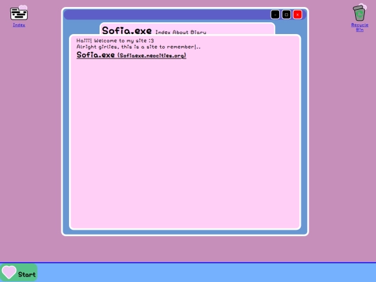 index screenshot