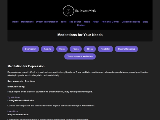 meditations screenshot
