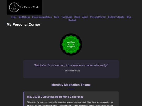 personal_corner screenshot