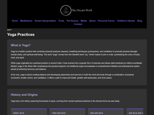 yoga_pathway screenshot