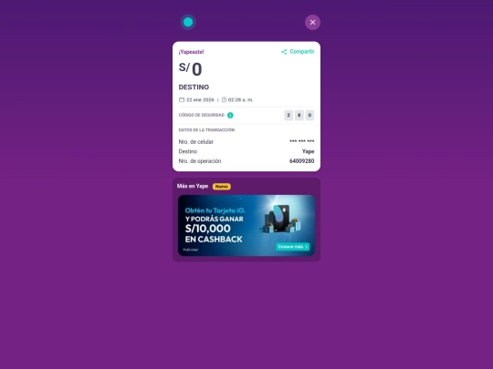 yape screenshot