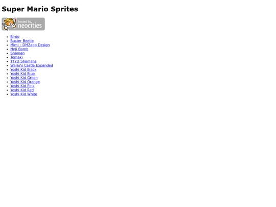 Super_Mario_sprites screenshot
