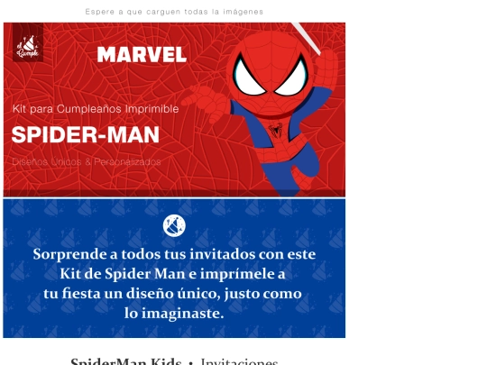 kits-virtuales/spiderman-kids/el_Cumple_SpiderMan_Kids_Digital screenshot