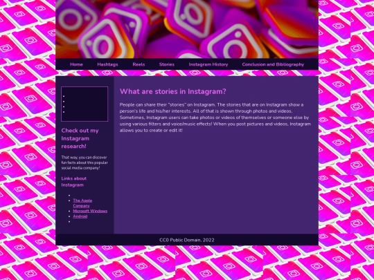 stories screenshot