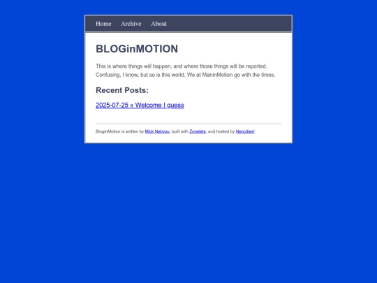 blog/blogindex screenshot