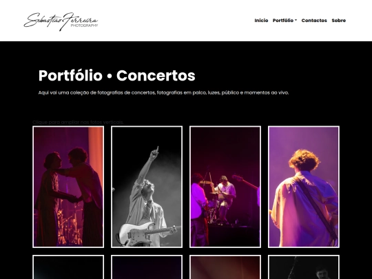 portfolio_concertos screenshot