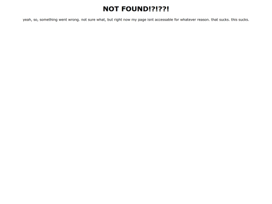 not_found screenshot