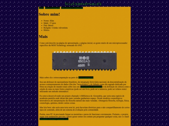 aboutme screenshot