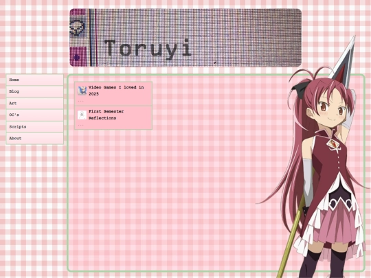 blog screenshot