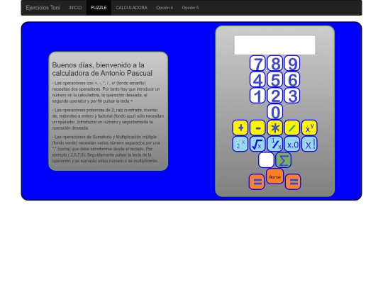 calculadora screenshot