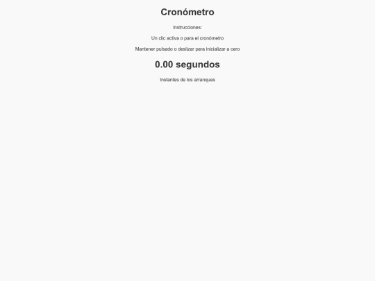 cronometro screenshot