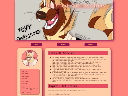 commissions screenshot